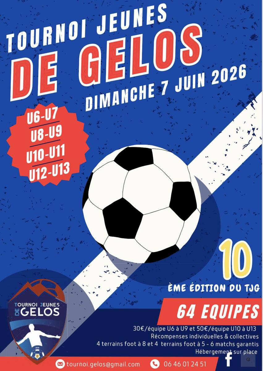 Tournoi Foot Jeunes 7/6/26