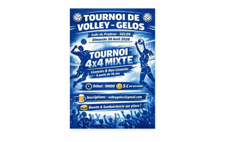 Tournoi Volley Ball 26/4/26
